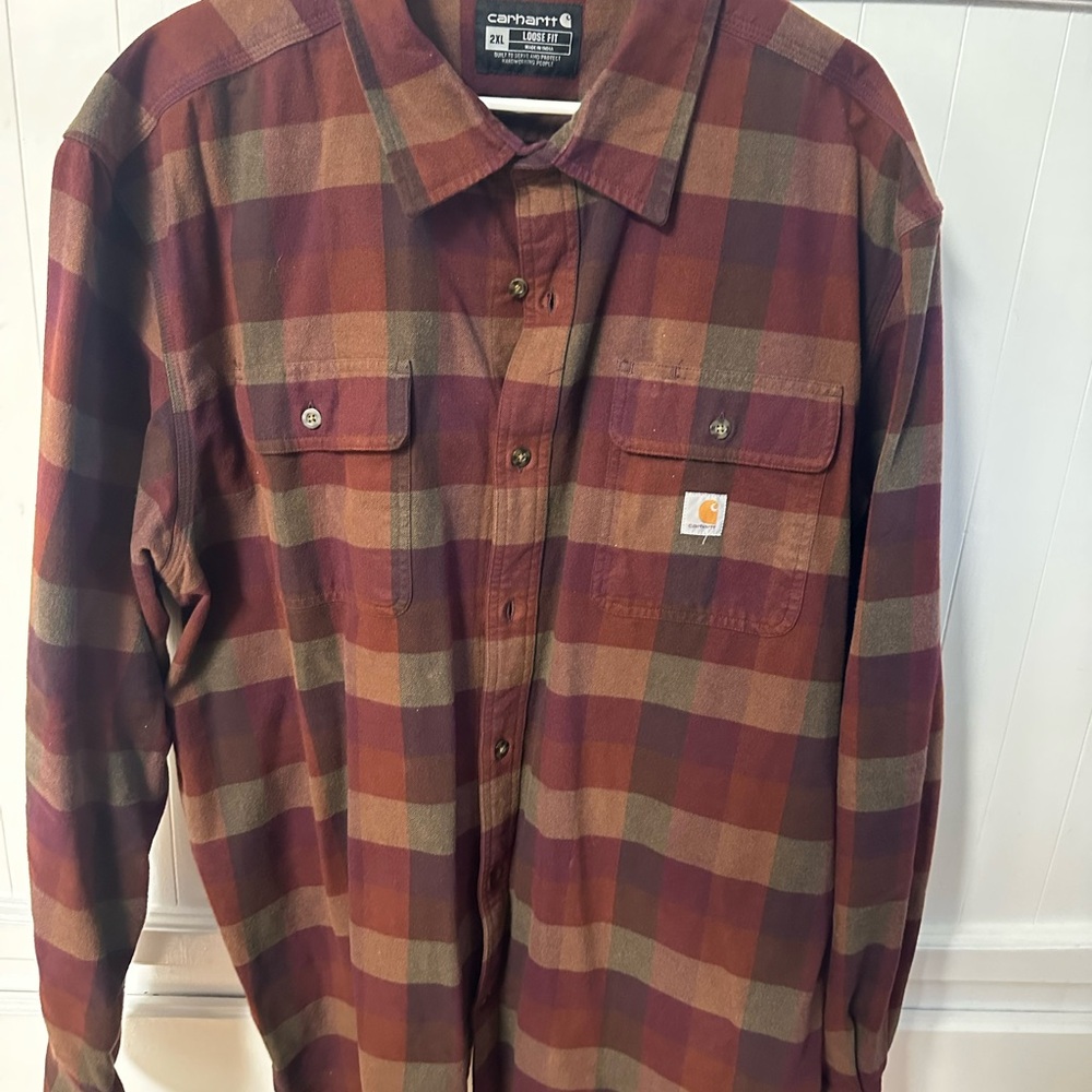 Carhartt Multicolor Plaid Button-Up Shirt